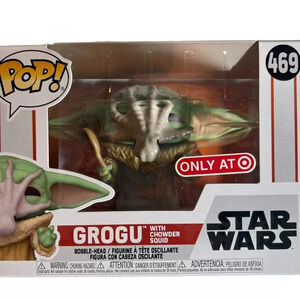 NEW Funko Pop! Vinyl Star Wars - GROGU with Chowder Squid #469- Target Exclusive